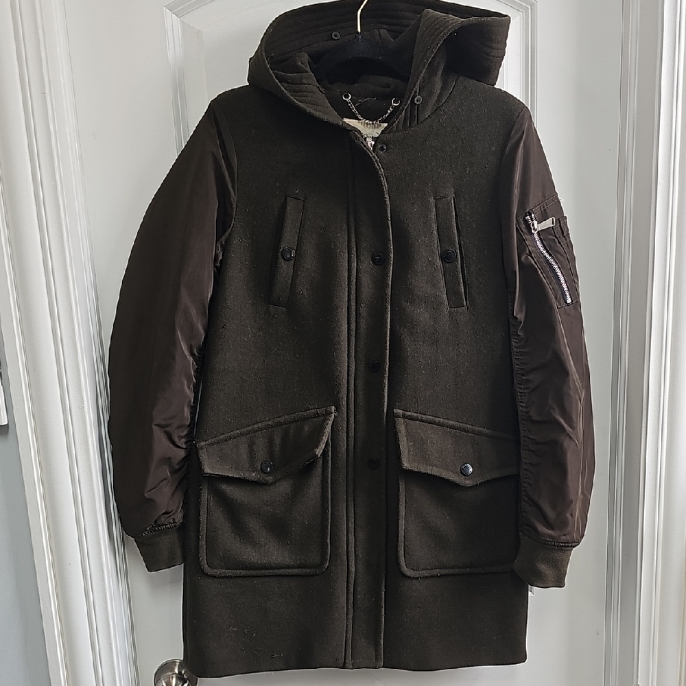 BCBGeneration Green Military Field Jacket
